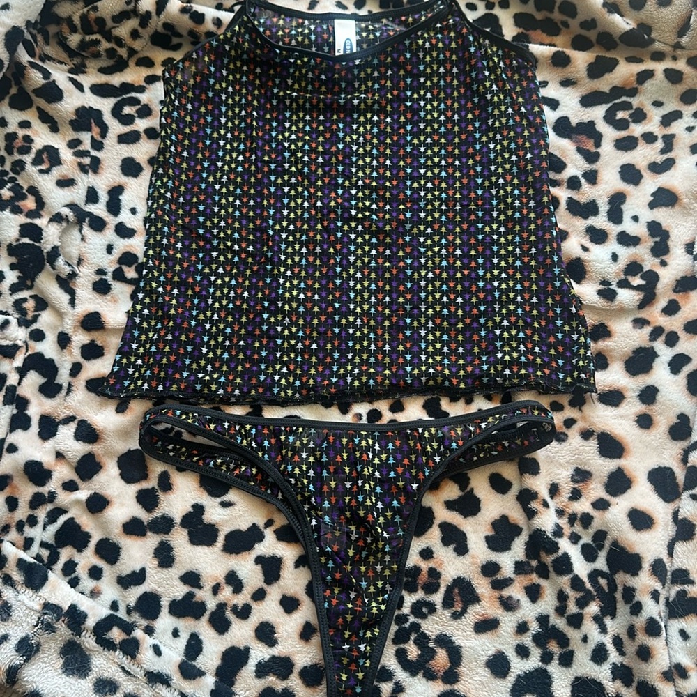 Old navy New lingerie set. Bed tank and thong